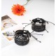15pcs Braided Leather Bracelet For Men Women Cuff Wrap Bracelet Ethnic Tribal Bracelets Adjustable And Brown 15pcs Braided Leather Bracelet For Men Women Cuff Wrap Bracelet Ethnic Tribal Bracelets Adjustable And Brown